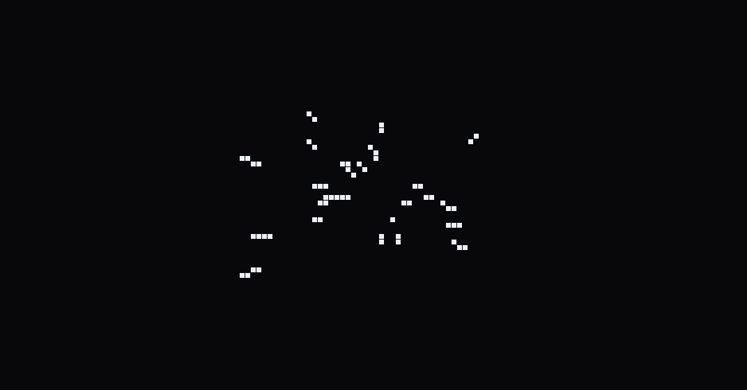 A boot animation: stars rushing past, then DOOM OS in large pixel letters